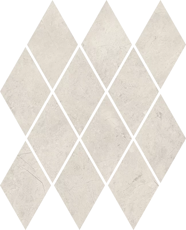 Płytka Afternoon silver mozaika prasowana romb pillow 23,7 x 20,6 cm - zdjęcie 1.