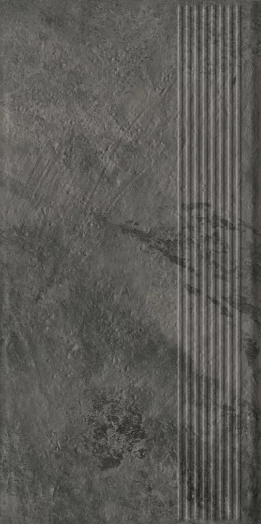 Płytka Ardis dark stopnica prosta struktura mat 60 x 30 cm - zdjęcie 1.