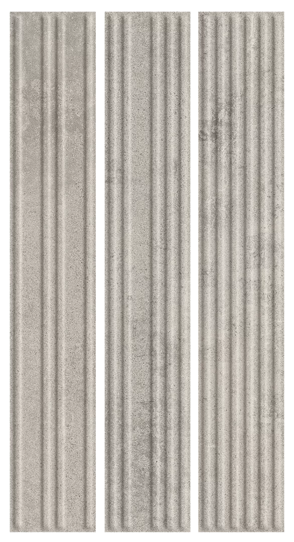 Płytka Carrizo grey elewacja struktura stripes mix mat 40 x 6,6 cm - zdjęcie 12.