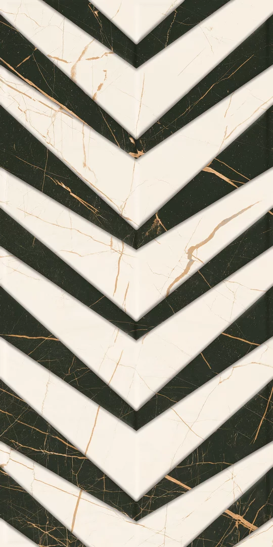 Płytka Fancy white ściana struktura połysk 60 x 30 cm - zdjęcie 1.