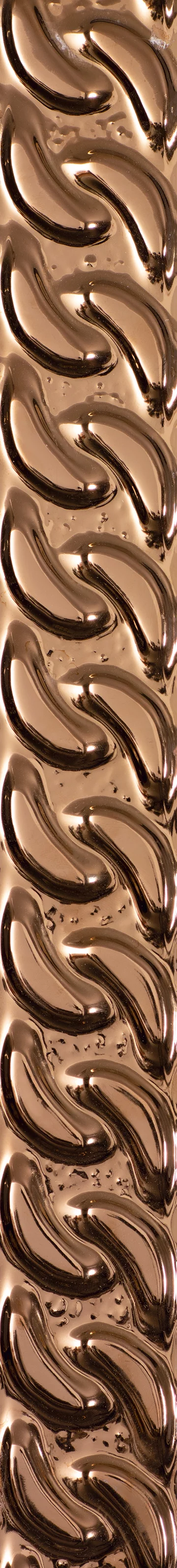 Płytka Fashion spirit copper listwa struktura połysk 39,8 x 4,5 cm - zdjęcie 1.