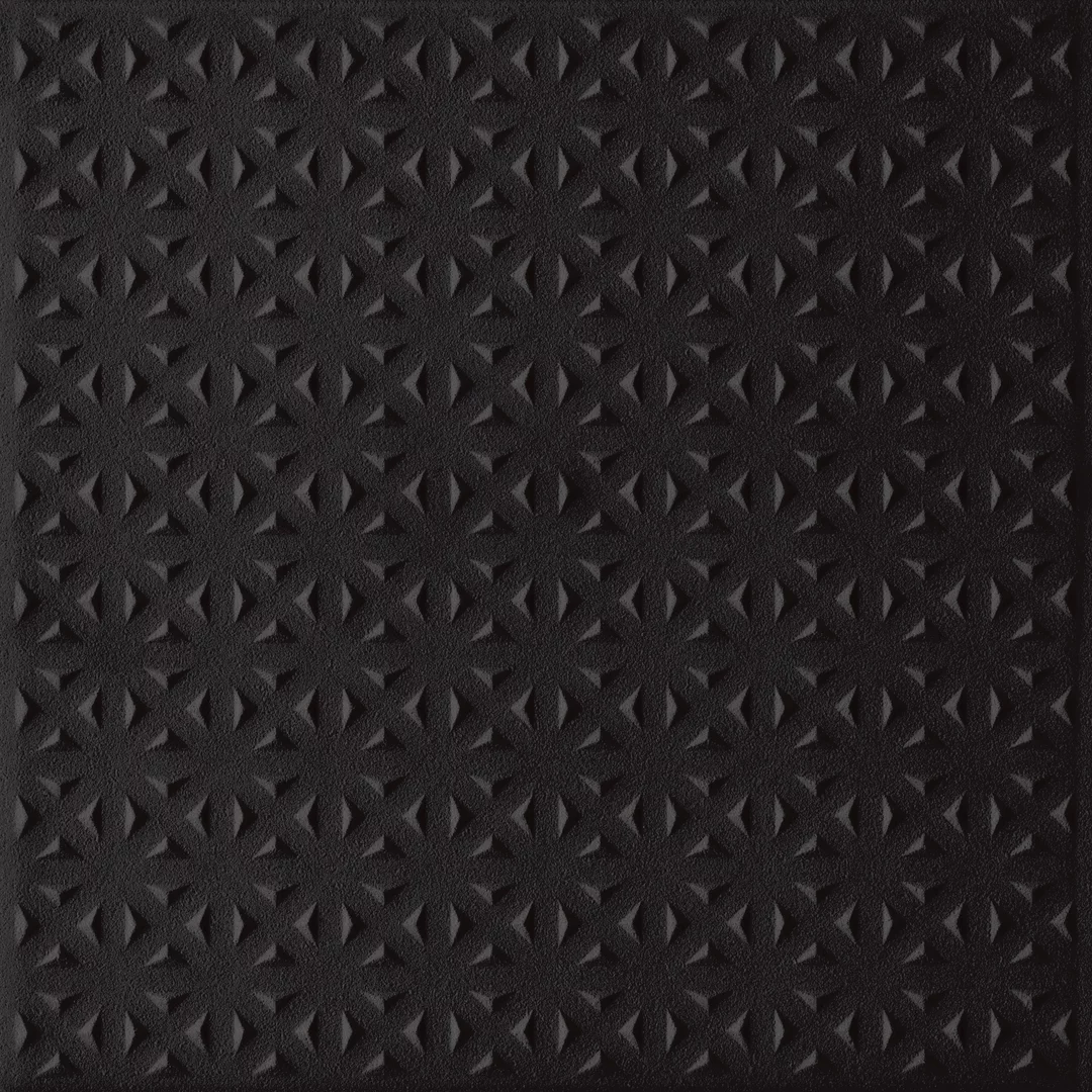 Płytka Gammo colours czarny gres szkl. struktura 19,8 x 19,8 cm - zdjęcie 1.