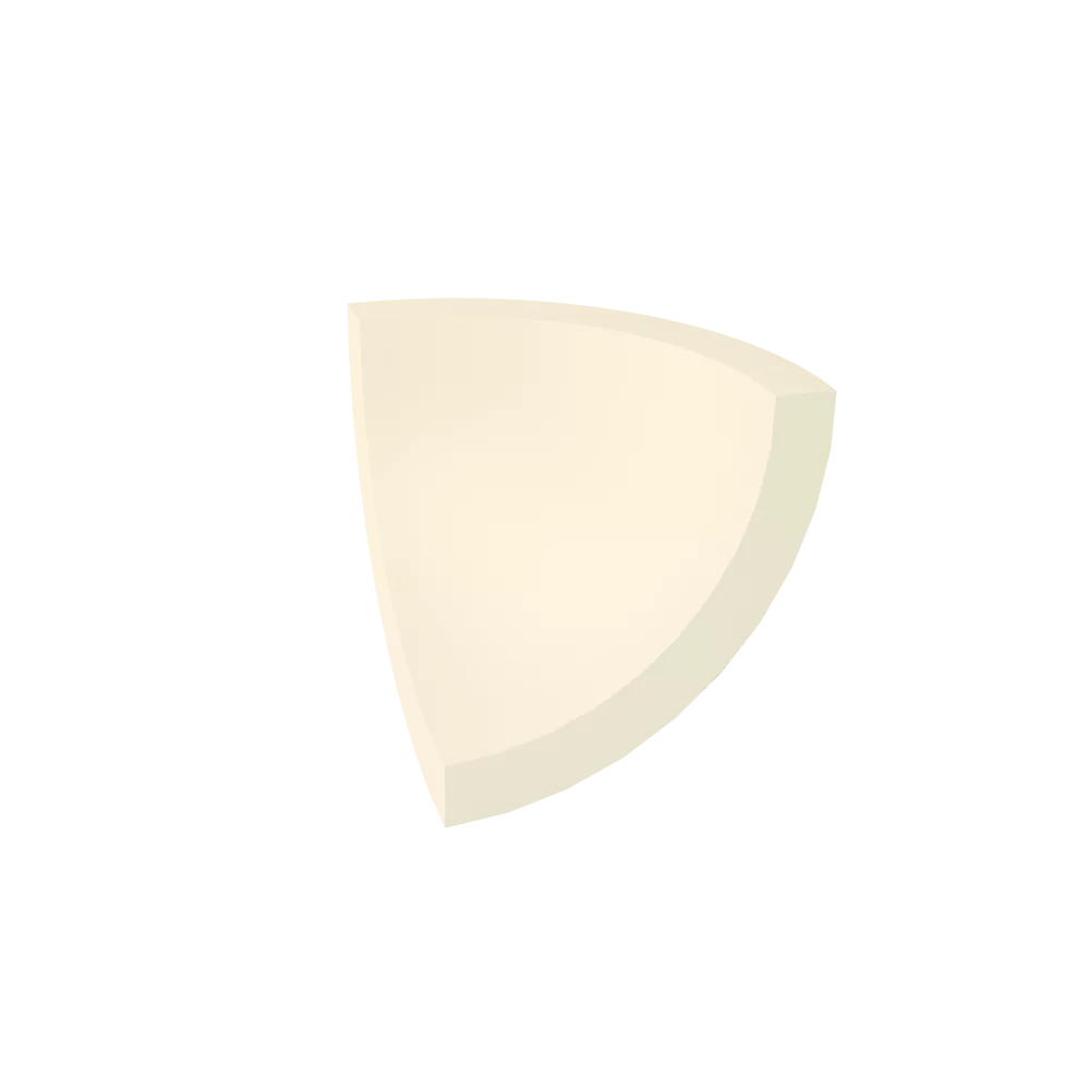 Płytka Gamma colours biała kształtka d mat. 3 x 3 cm - zdjęcie 1.