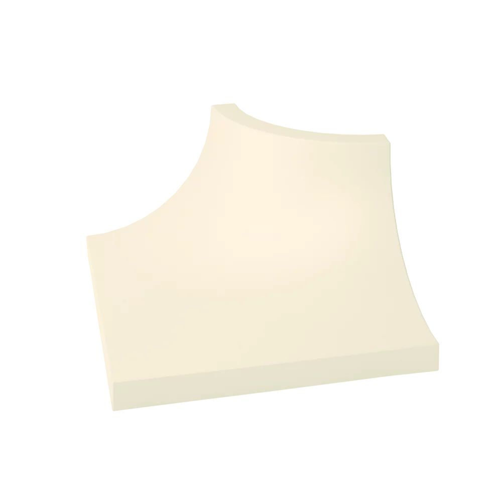 Płytka Gamma colours biała kształtka c mat. 4 x 3 cm - zdjęcie 1.