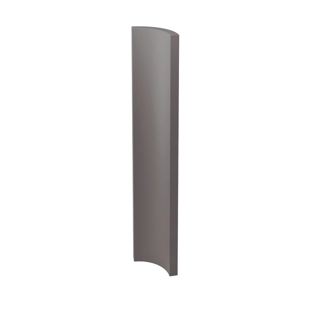 Płytka Gamma colours grafitowa kształtka a mat. 19,8 x 3 cm - zdjęcie 1.