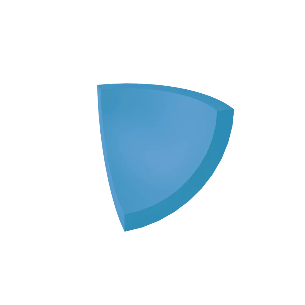 Płytka Gamma colours niebieska kształtka d mat. 3 x 3 cm - zdjęcie 1.