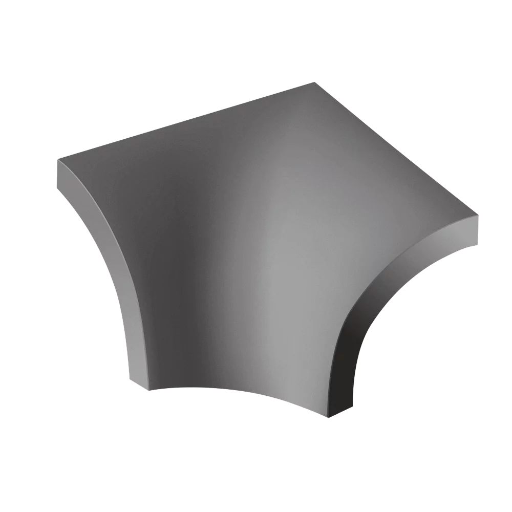 Płytka Gamma colours szara kształtka f mat.  - zdjęcie 1.