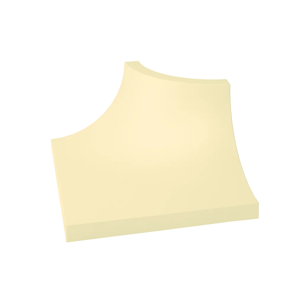 Płytka Gammo colours waniliowy  kształtka c mat.  - zdjęcie 1.