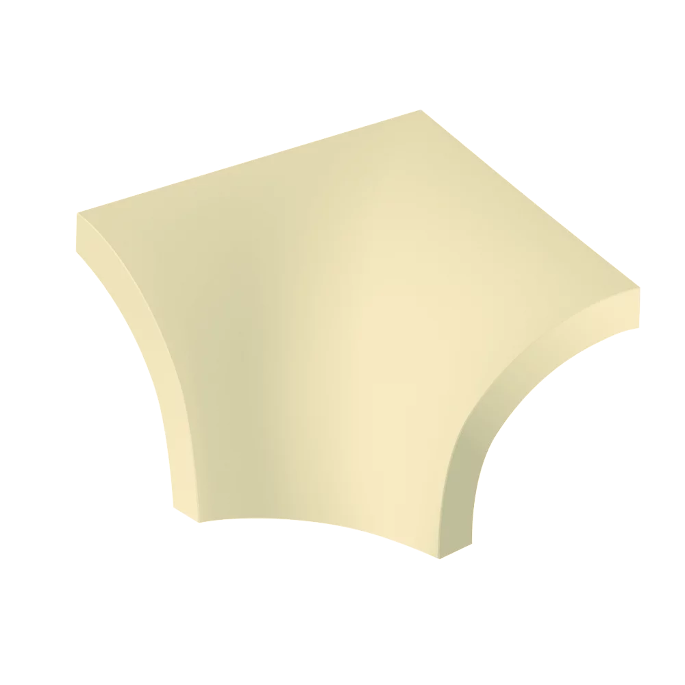 Płytka Gammo colours waniliowy  kształtka f mat.  - zdjęcie 1.