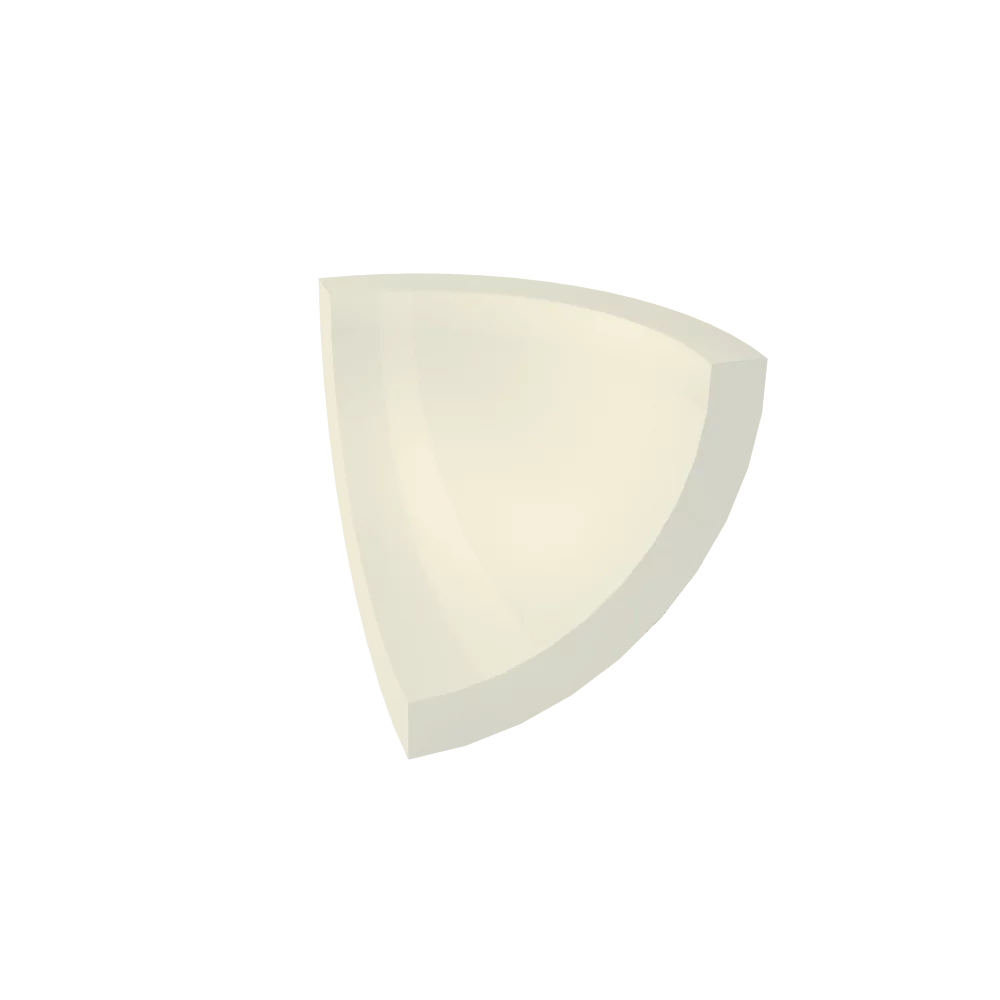 Płytka Gamma colours biała kształtka d połysk 3 x 3 cm - zdjęcie 1.