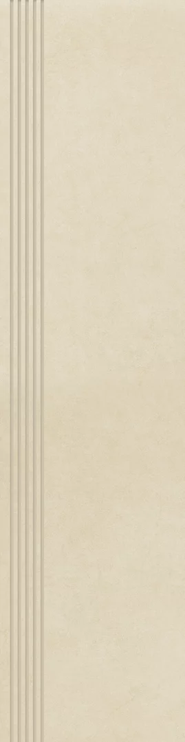 Płytka Intero beige stopnica prosta nacinana mat. 119,8 x 29,8 cm - zdjęcie 1.