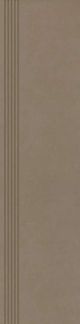Płytka Intero mocca stopnica prosta nacinana mat. 119,8 x 29,8 cm - zdjęcie 1.