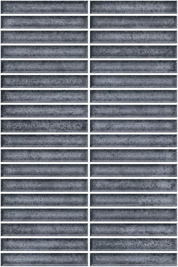 Płytka Monpelli mozaika nacinana blue murano 29,8 x 19,8 cm - zdjęcie 1.