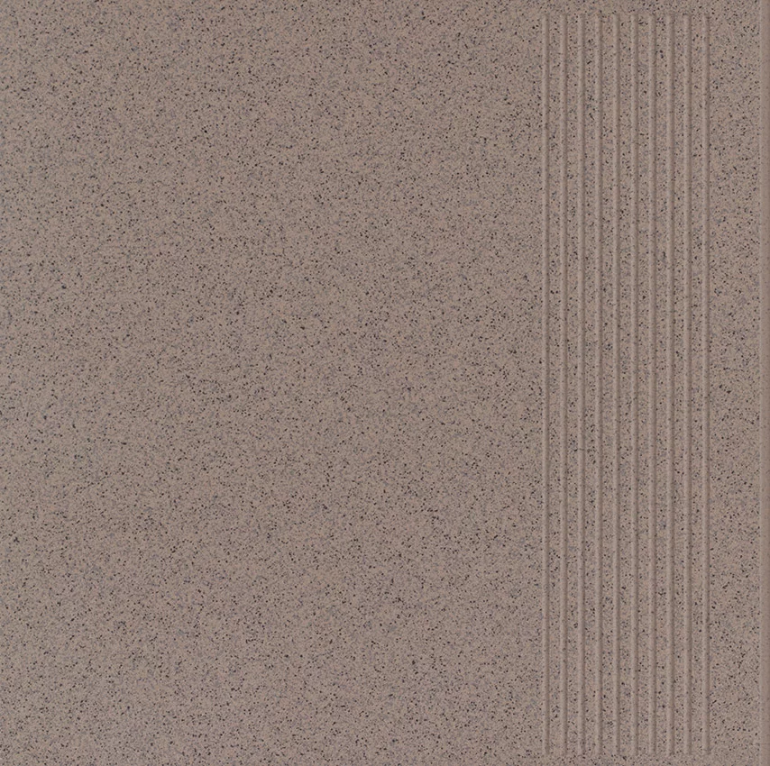 Płytka Salti beige stopnica prosta gres impreg. sól-pieprz 30 x 30 cm - zdjęcie 1.